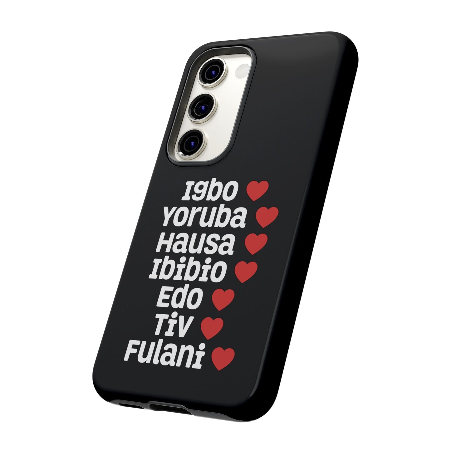 Phone Case — Nigerian Ethnic Pride Design (Igbo, Yoruba, Hausa, Ibibio, Edo, Tiv, Fulani)