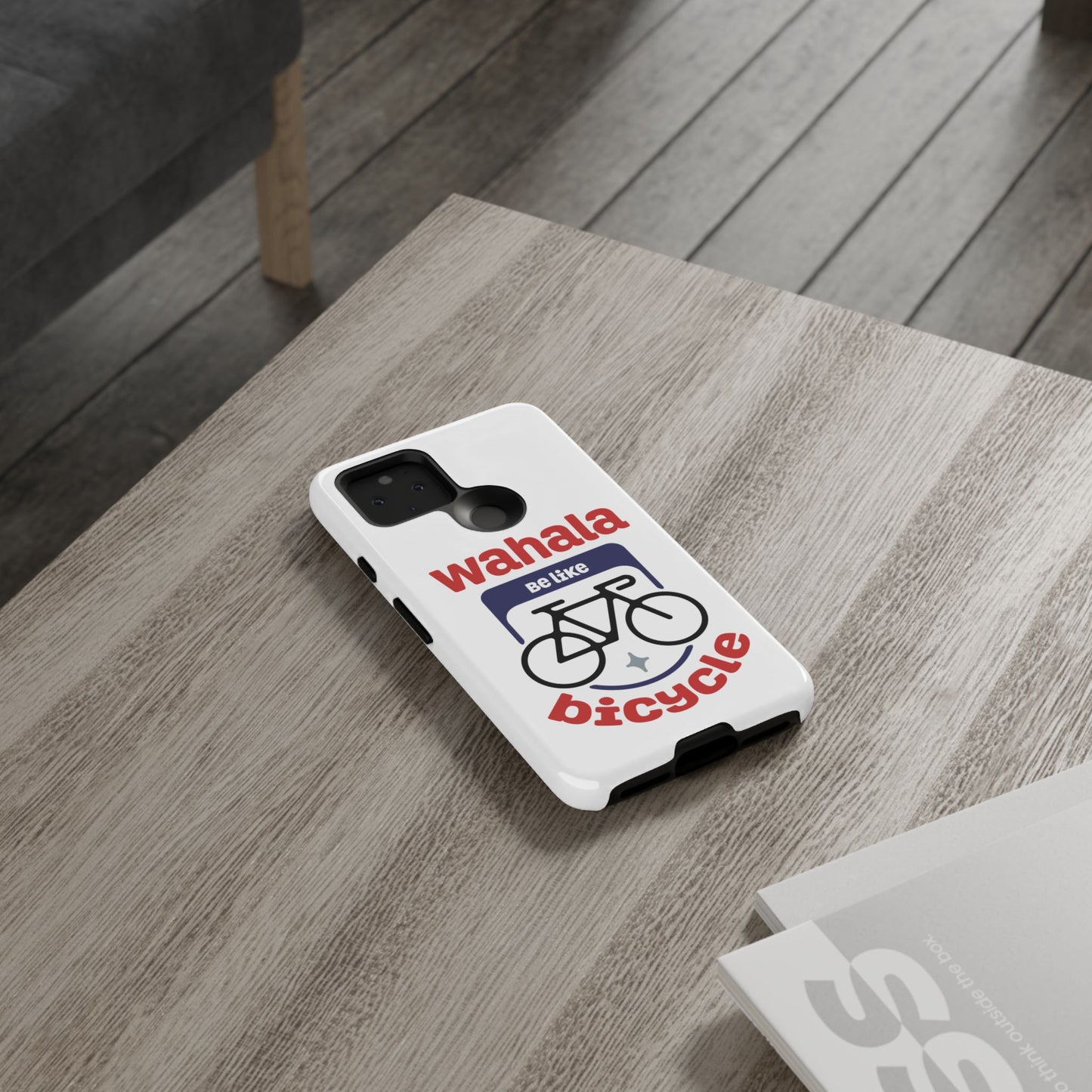 Phone Case | Wahala Be Like Bicycle Tough Cases | Gift for Cyclists | Funny Phone Cover | Trendy Cycling Accessories