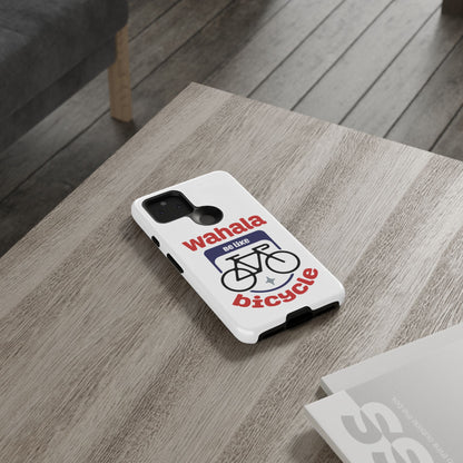 Phone Case | Wahala Be Like Bicycle Tough Cases | Gift for Cyclists | Funny Phone Cover | Trendy Cycling Accessories