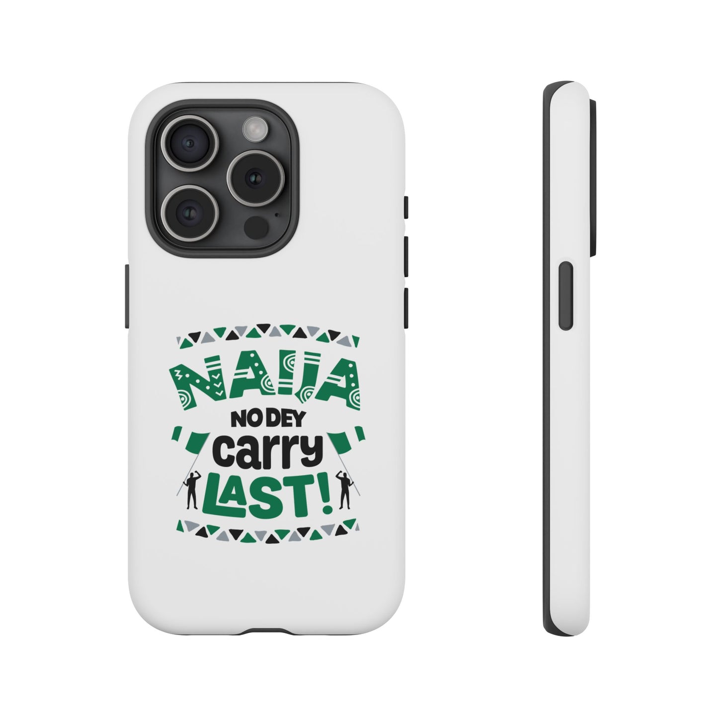 Nigerian-Inspired Tough Phone Case, Unique Gift, Trendy Accessory, Durable Protection, Fun Design for All Occasions