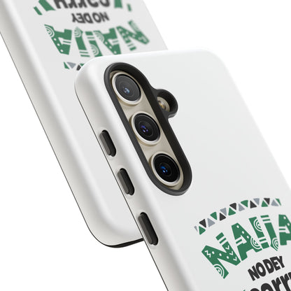 Nigerian-Inspired Tough Phone Case, Unique Gift, Trendy Accessory, Durable Protection, Fun Design for All Occasions