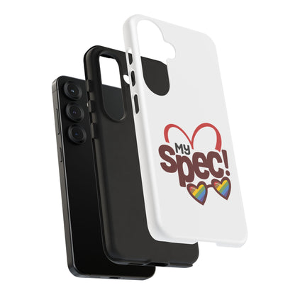 My Spec! Phone Case — Rainbow Heart Protective Case