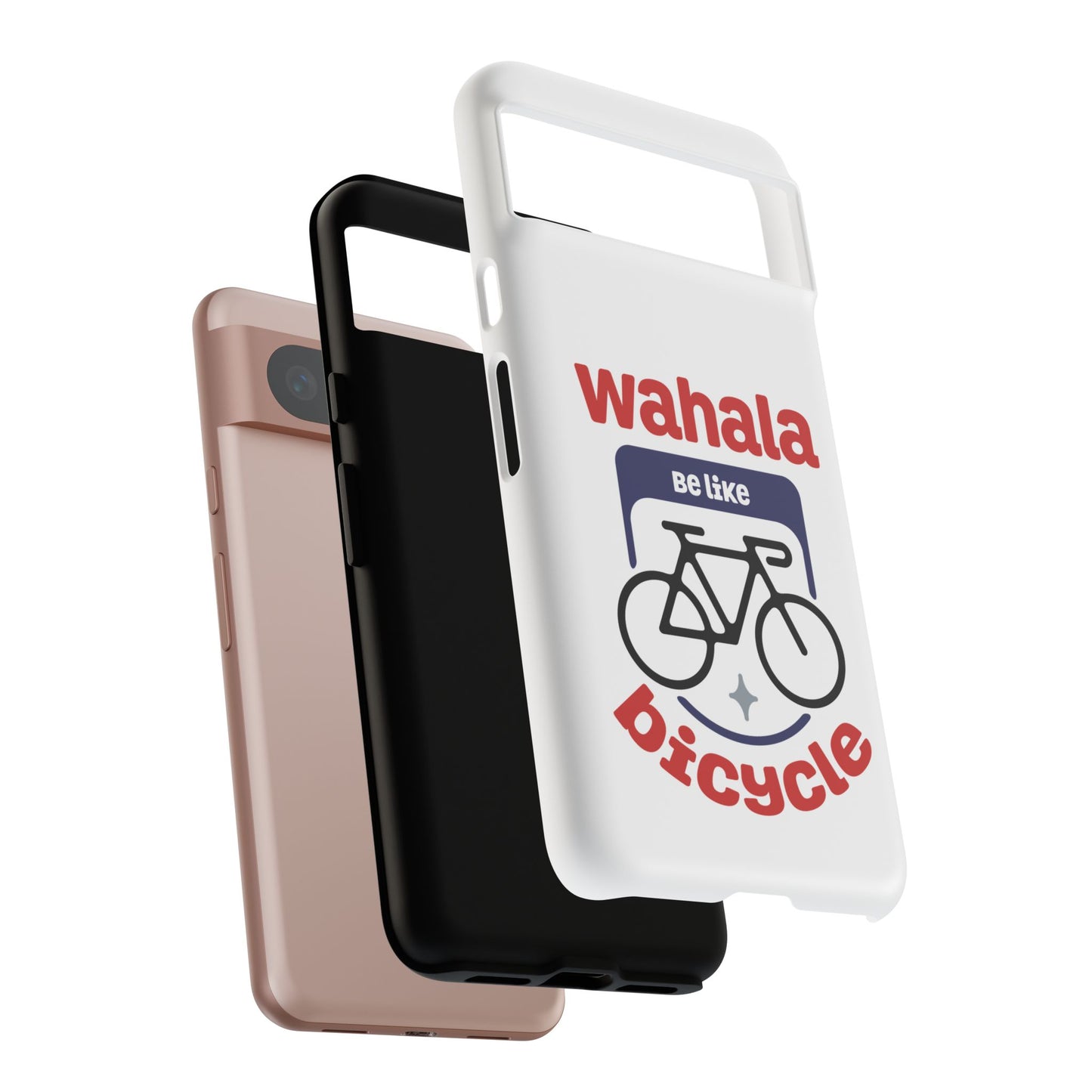 Phone Case | Wahala Be Like Bicycle Tough Cases | Gift for Cyclists | Funny Phone Cover | Trendy Cycling Accessories