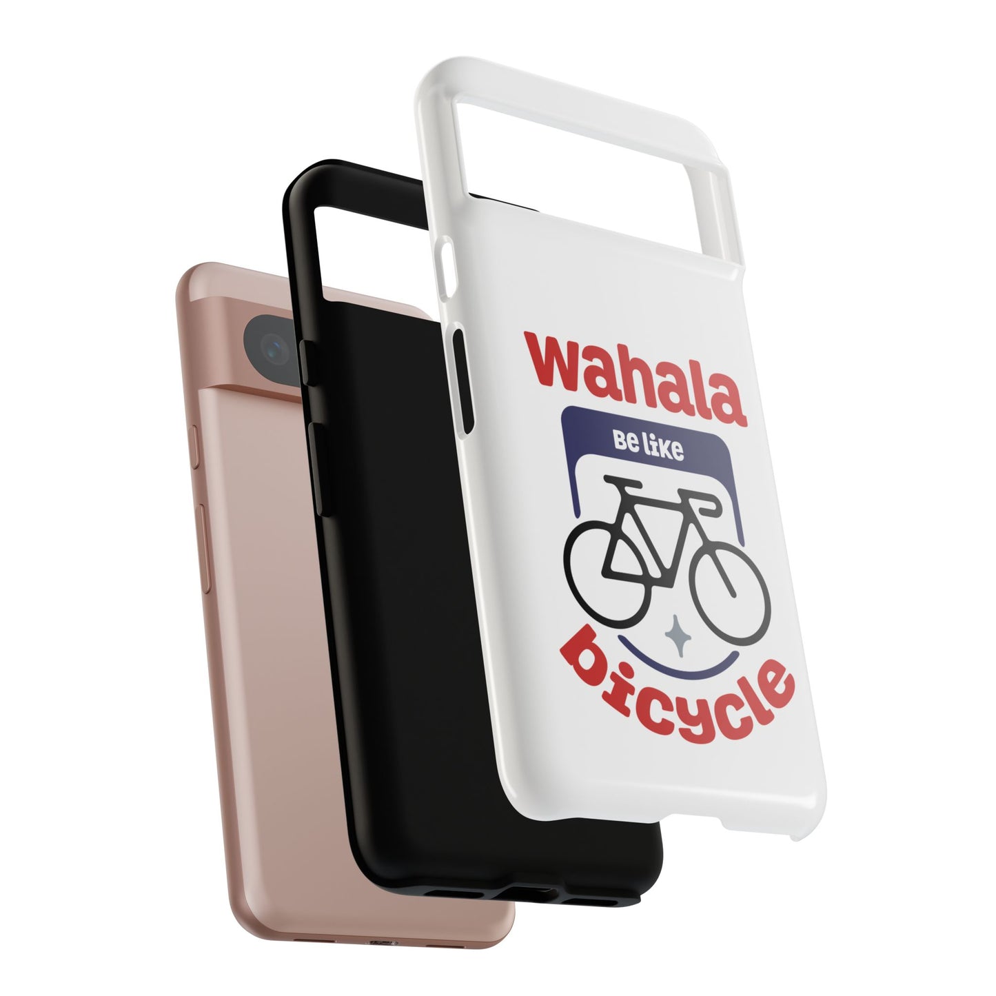 Phone Case | Wahala Be Like Bicycle Tough Cases | Gift for Cyclists | Funny Phone Cover | Trendy Cycling Accessories