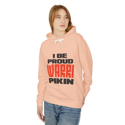 I Be Proud Warri Pikin Hoodie — Afro-Caribbean Pride Lightweight Hooded Sweatshirt