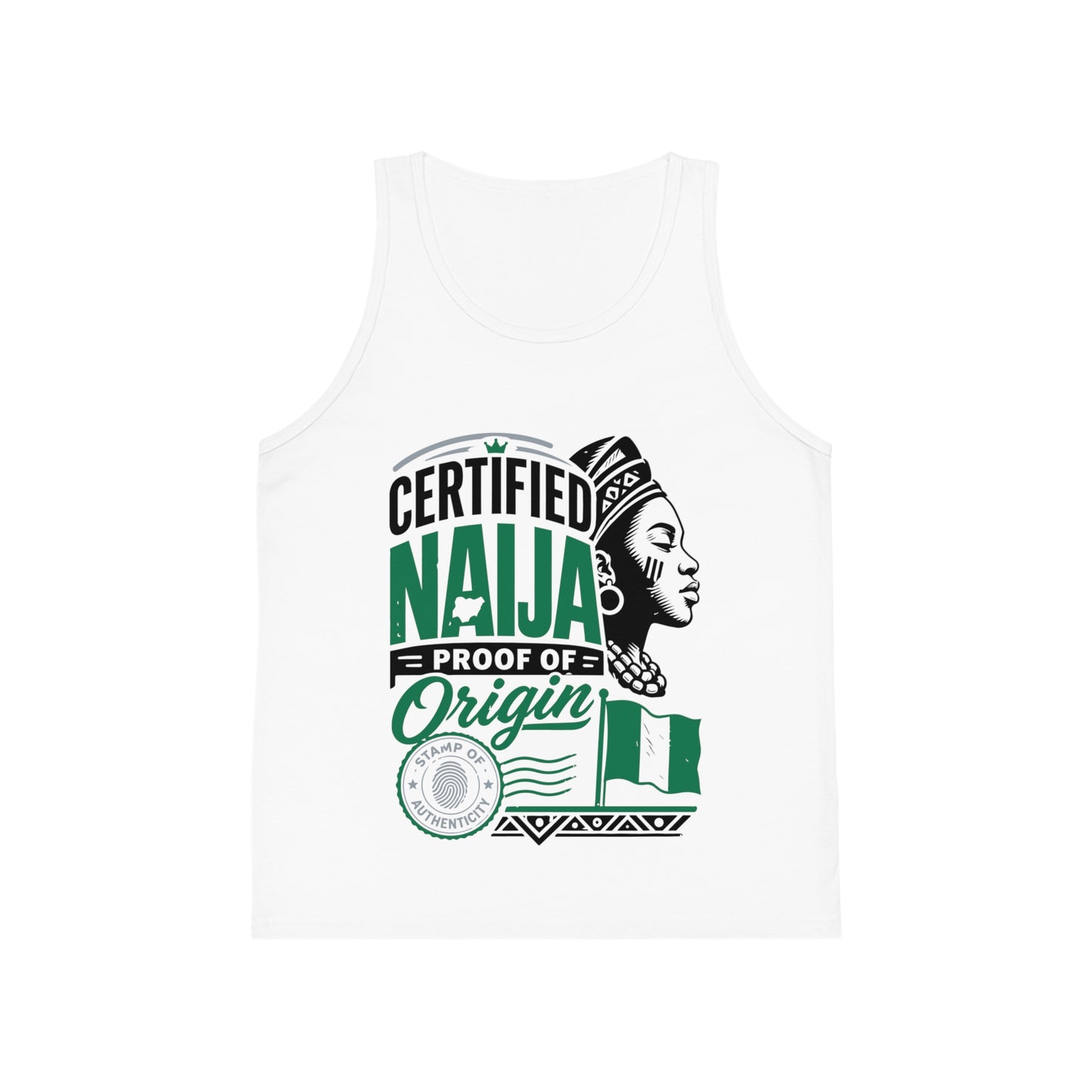 Certified Naija Kid's Jersey Tank Top – Proof of Origin Nigerian Pride