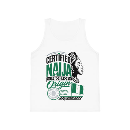 Certified Naija Kid's Jersey Tank Top – Proof of Origin Nigerian Pride