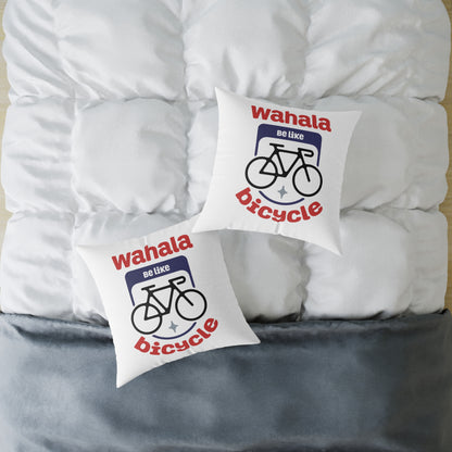 Wahala be like Bicycle-Themed Decorative Pillow, Fun and Whimsical Home Accent, Cycling Lover Gift, Couch Cushion, Modern Living Room Decor