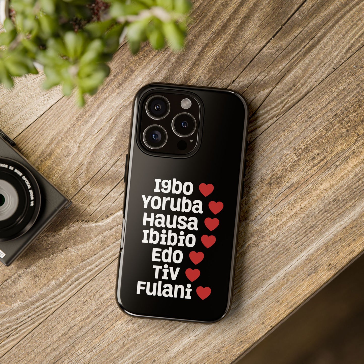 Phone Case — Nigerian Ethnic Pride Design (Igbo, Yoruba, Hausa, Ibibio, Edo, Tiv, Fulani)