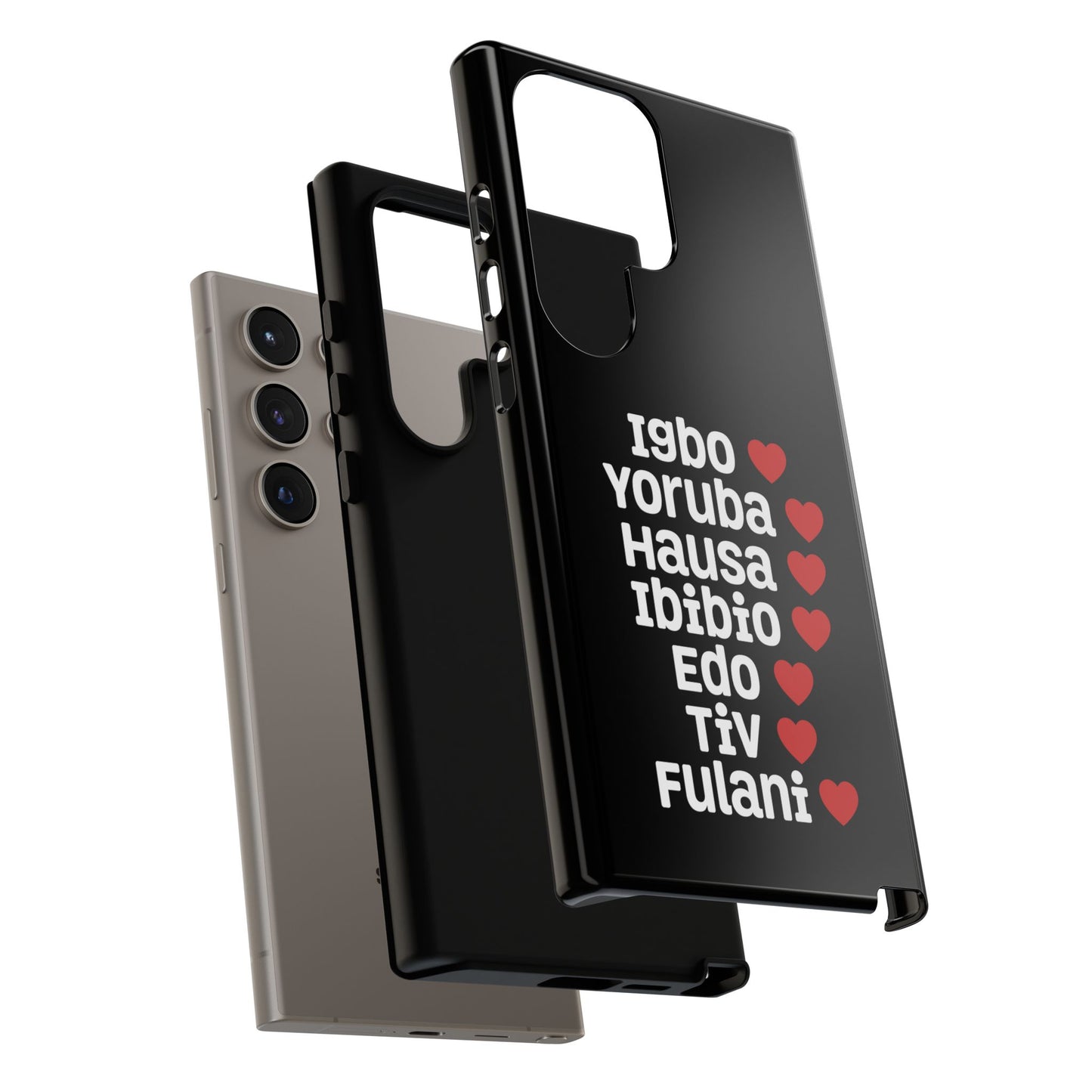Phone Case — Nigerian Ethnic Pride Design (Igbo, Yoruba, Hausa, Ibibio, Edo, Tiv, Fulani)