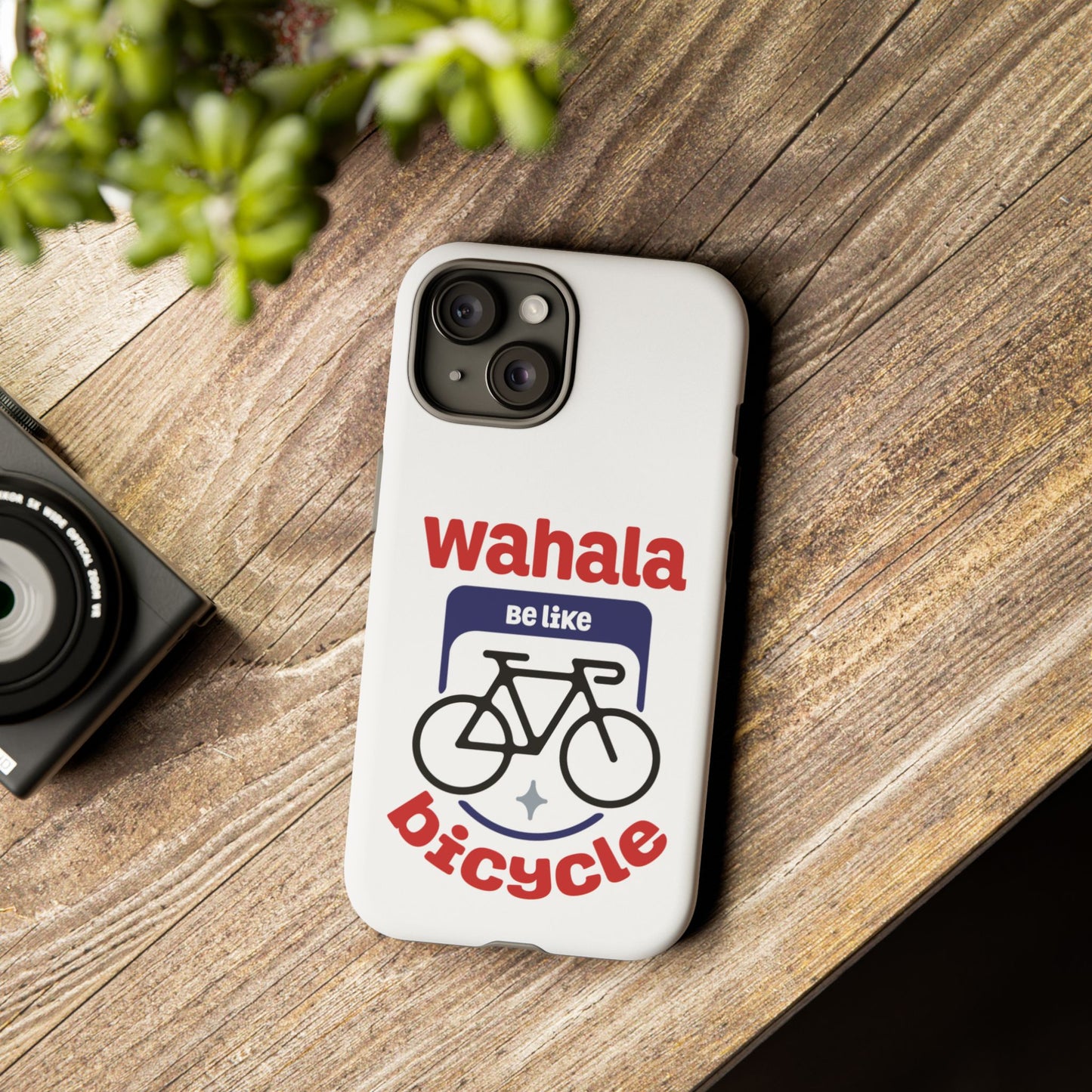 Bicycle Phone Case | Wahala Be Like | Tough Cases | Gift for Cyclists | Funny Phone Cover | Trendy Cycling Accessories