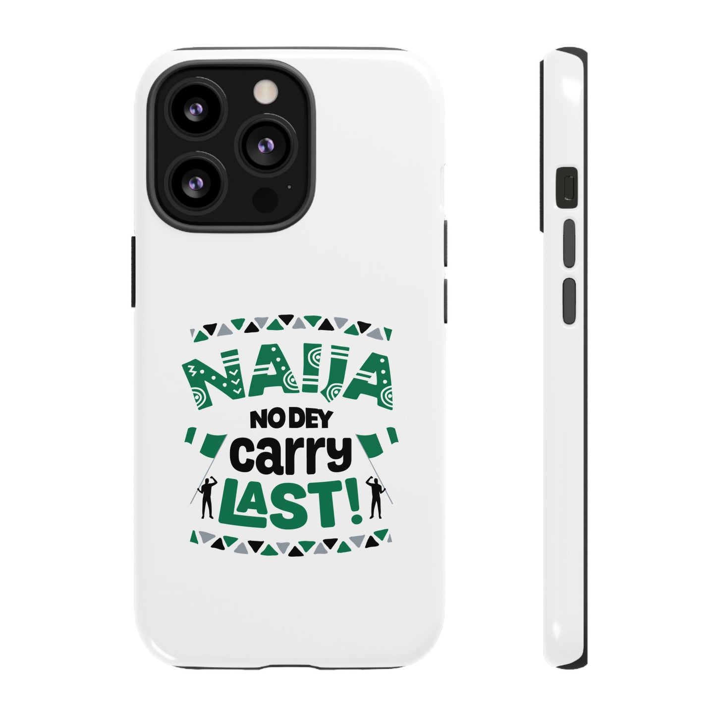 Nigerian-Inspired Tough Phone Case, Unique Gift, Trendy Accessory, Durable Protection, Fun Design for All Occasions