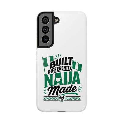 Naija Made Tough Phone Case — Built Differently Nigerian Pride Protective Cover