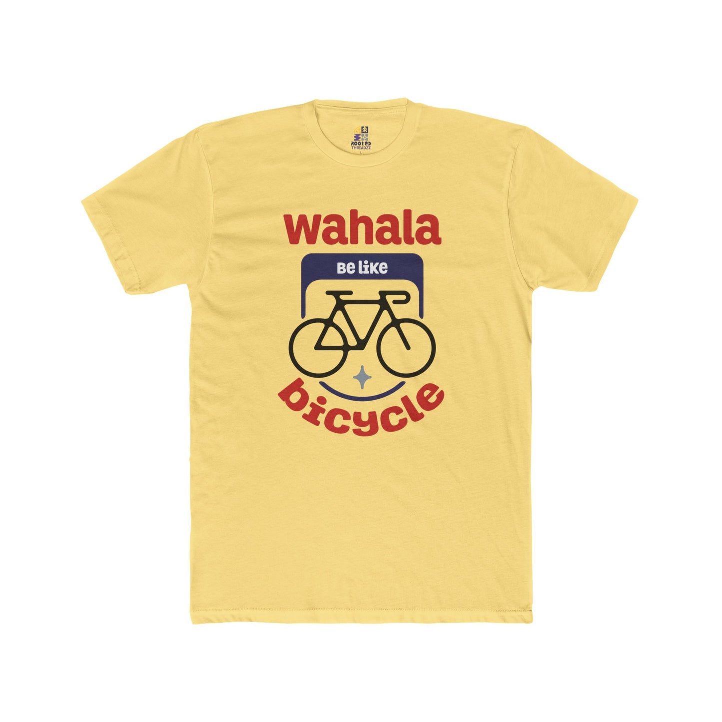 Wahala be like Bicycle Unisex Cotton Crew Tee, Naija Humur, Casual Wear, Bicycle Enthusiast Apparel