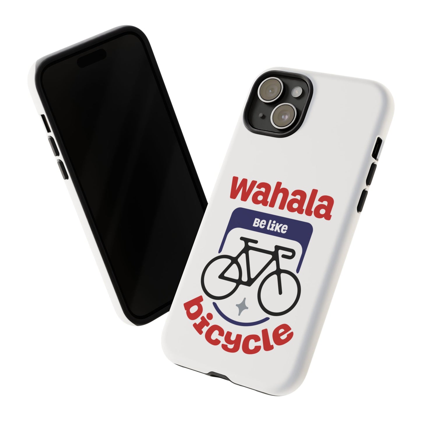 Bicycle Phone Case | Wahala Be Like | Tough Cases | Gift for Cyclists | Funny Phone Cover | Trendy Cycling Accessories