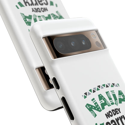 Nigerian-Inspired Tough Phone Case, Unique Gift, Trendy Accessory, Durable Protection, Fun Design for All Occasions