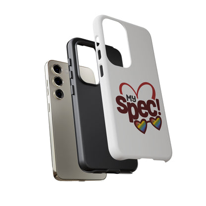 My Spec! Phone Case — Rainbow Heart Protective Case