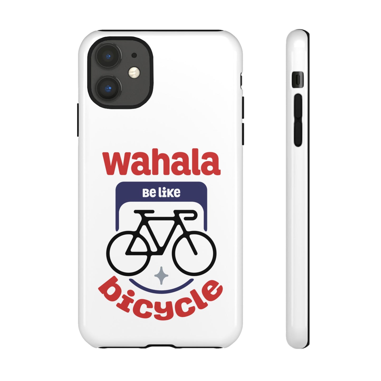 Bicycle Phone Case | Wahala Be Like | Tough Cases | Gift for Cyclists | Funny Phone Cover | Trendy Cycling Accessories