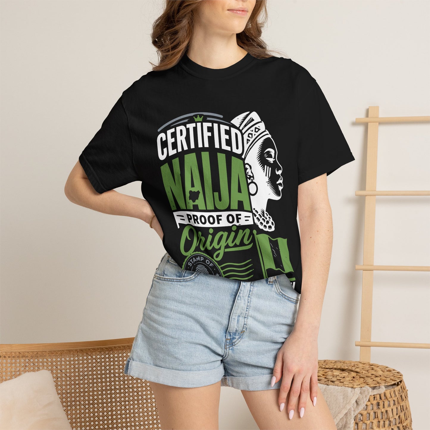 Certified Naija Proof of Origin Naija Style T-Shirt
