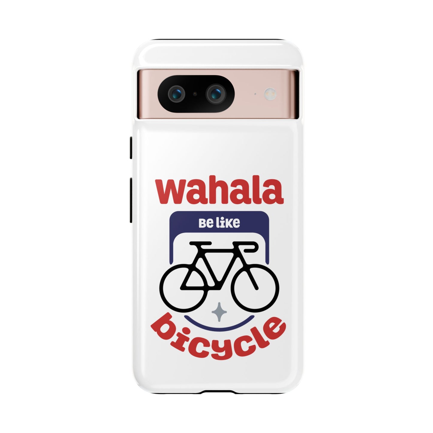 Phone Case | Wahala Be Like Bicycle Tough Cases | Gift for Cyclists | Funny Phone Cover | Trendy Cycling Accessories
