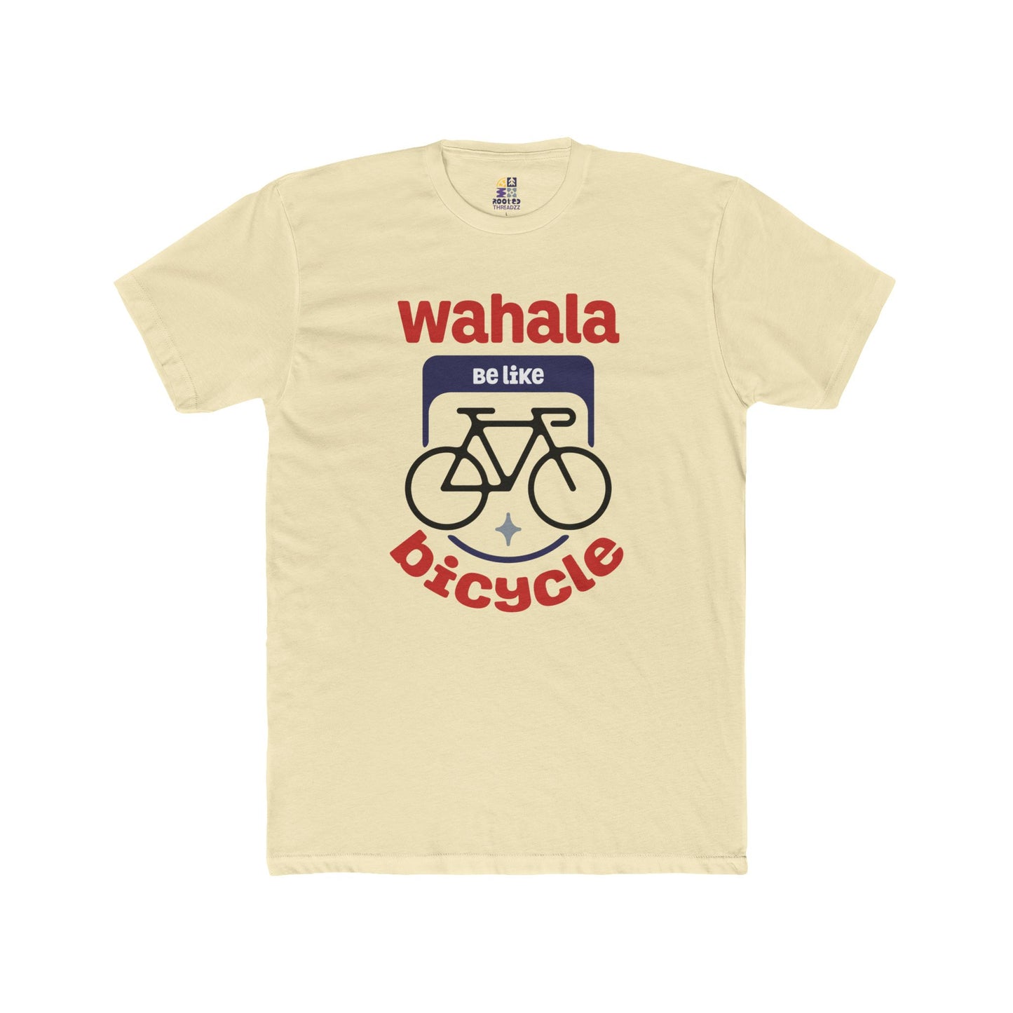 Wahala be like Bicycle Unisex Cotton Crew Tee, Naija Humur, Casual Wear, Bicycle Enthusiast Apparel