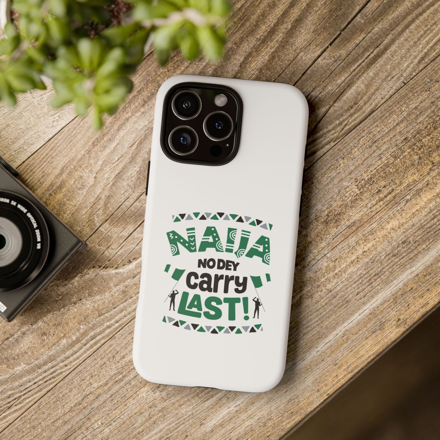 Nigerian-Inspired Tough Phone Case, Unique Gift, Trendy Accessory, Durable Protection, Fun Design for All Occasions