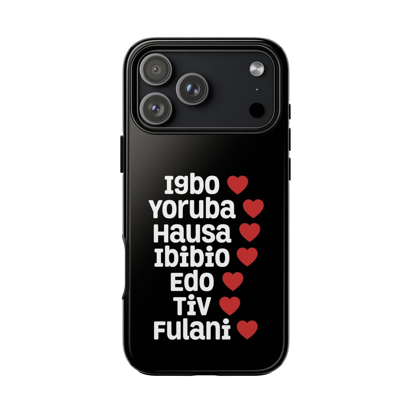 Phone Case — Nigerian Ethnic Pride Design (Igbo, Yoruba, Hausa, Ibibio, Edo, Tiv, Fulani)