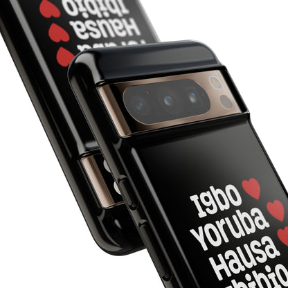 Phone Case — Nigerian Ethnic Pride Design (Igbo, Yoruba, Hausa, Ibibio, Edo, Tiv, Fulani)