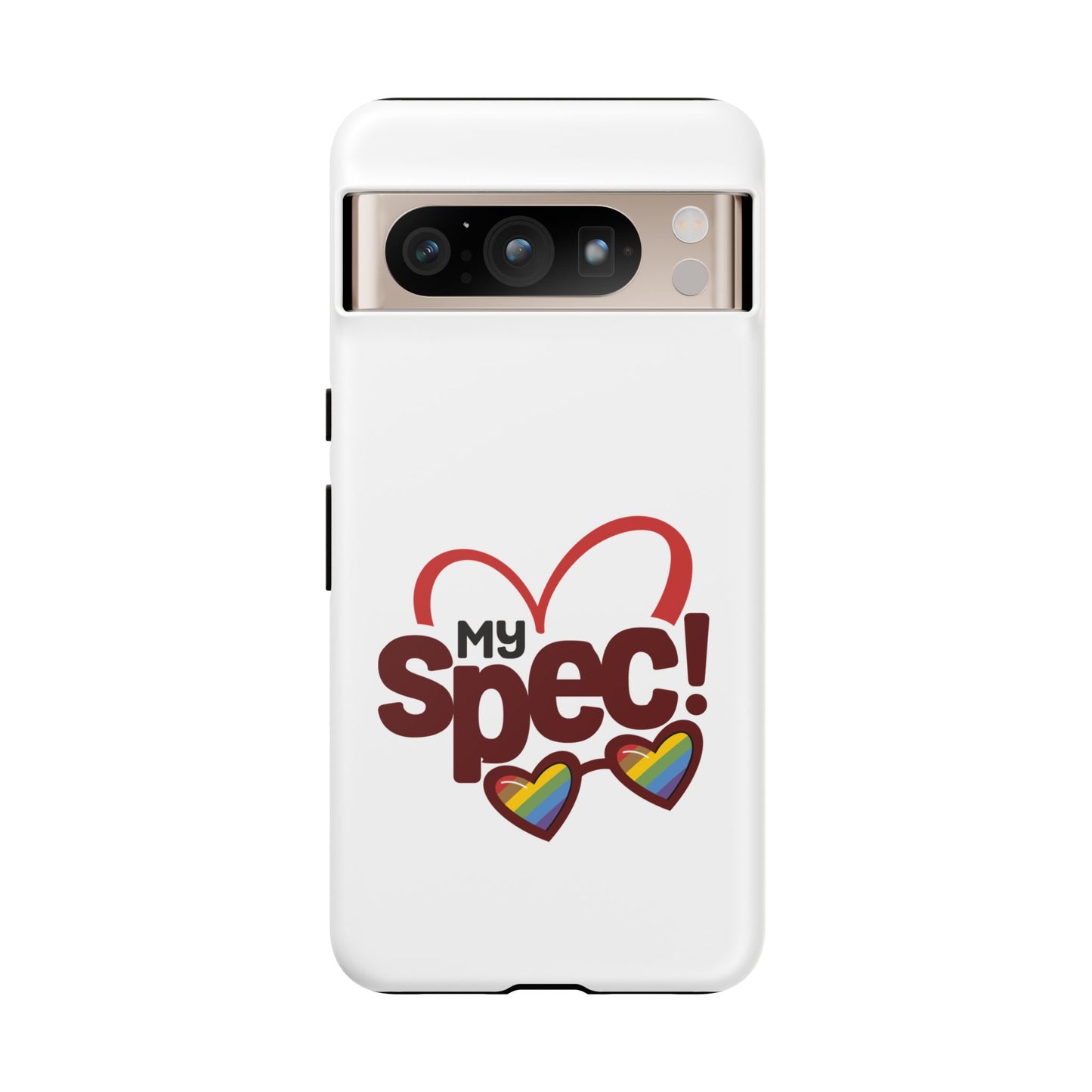 My Spec! Phone Case — Rainbow Heart Protective Case