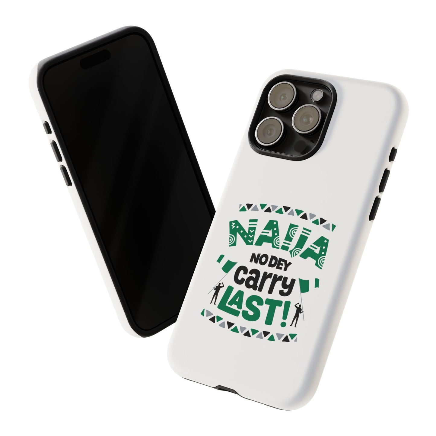 Nigerian-Inspired Tough Phone Case, Unique Gift, Trendy Accessory, Durable Protection, Fun Design for All Occasions
