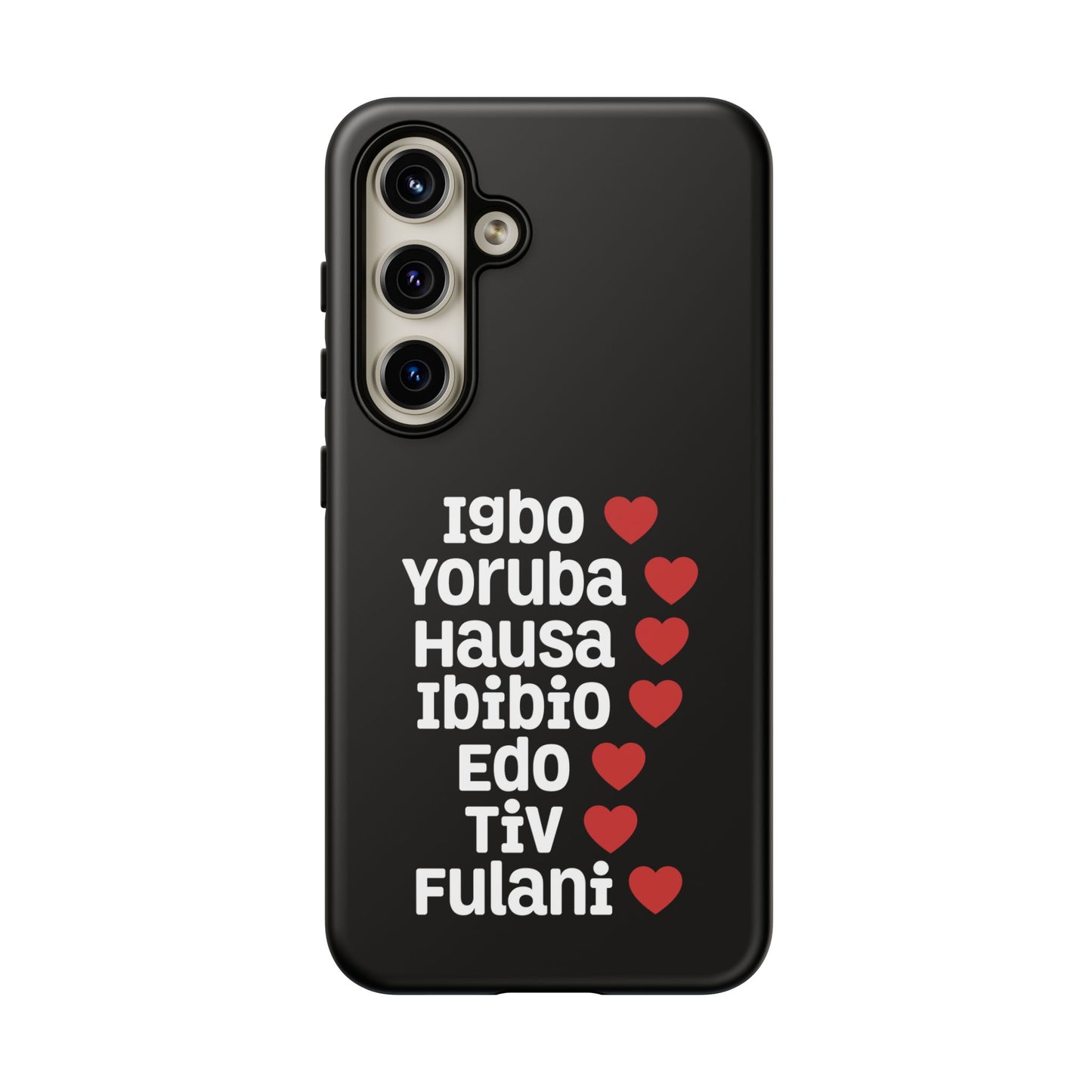 Phone Case — Nigerian Ethnic Pride Design (Igbo, Yoruba, Hausa, Ibibio, Edo, Tiv, Fulani)