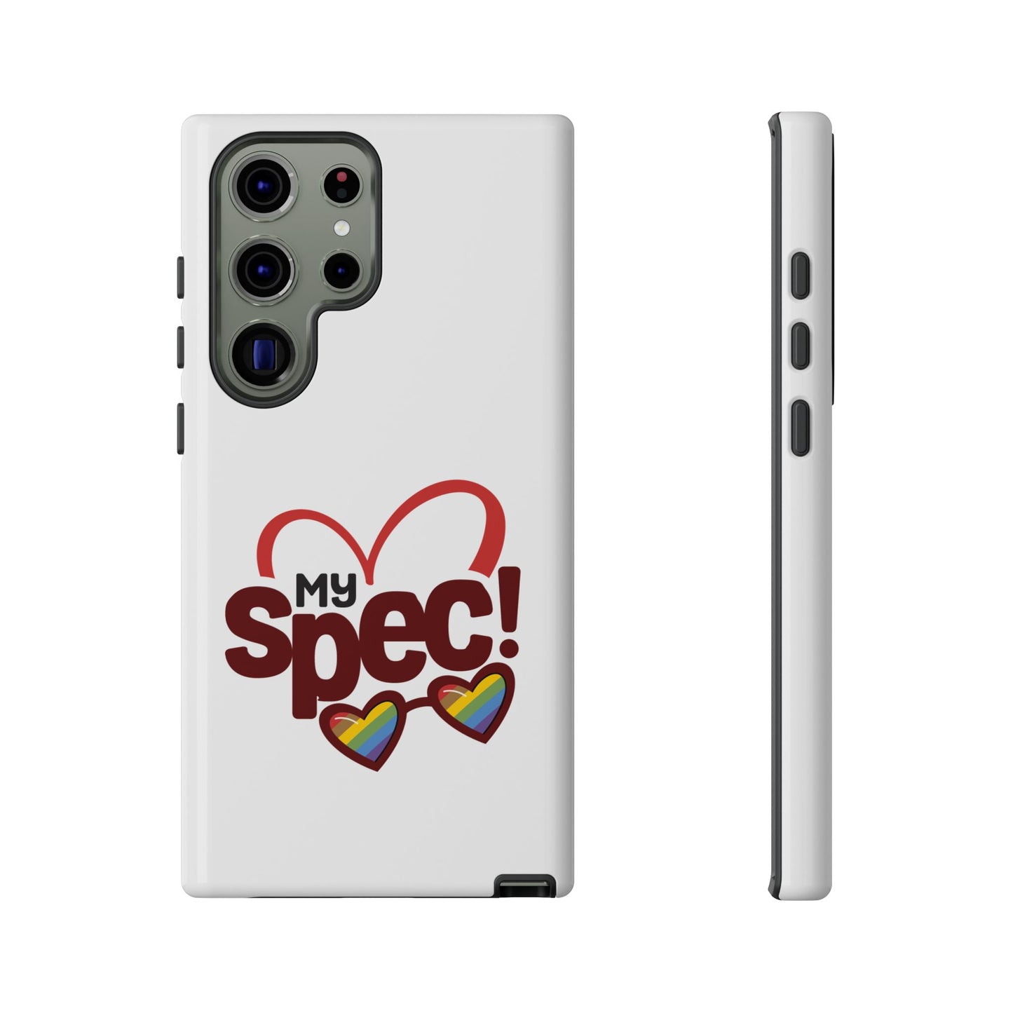 My Spec! Phone Case — Rainbow Heart Protective Case