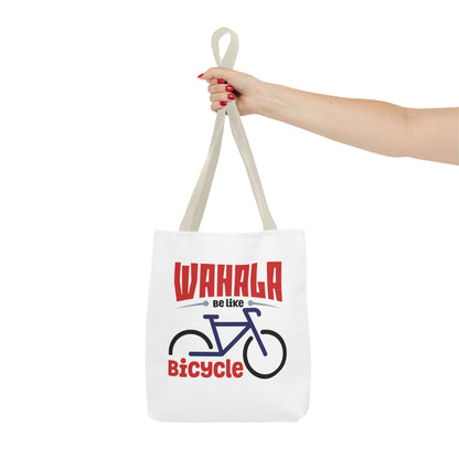 Wahala be like Bicycle Tote Bag | Eco-Friendly Shopping, Travel, Beach, Gym, Stylish Gift