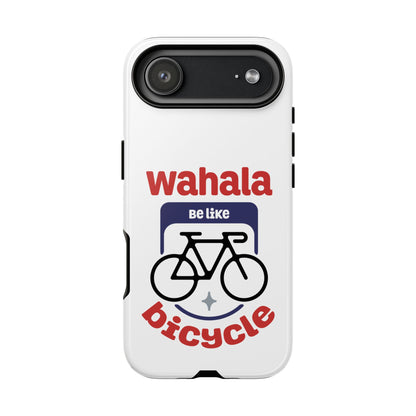 Phone Case | Wahala Be Like Bicycle Tough Cases | Gift for Cyclists | Funny Phone Cover | Trendy Cycling Accessories