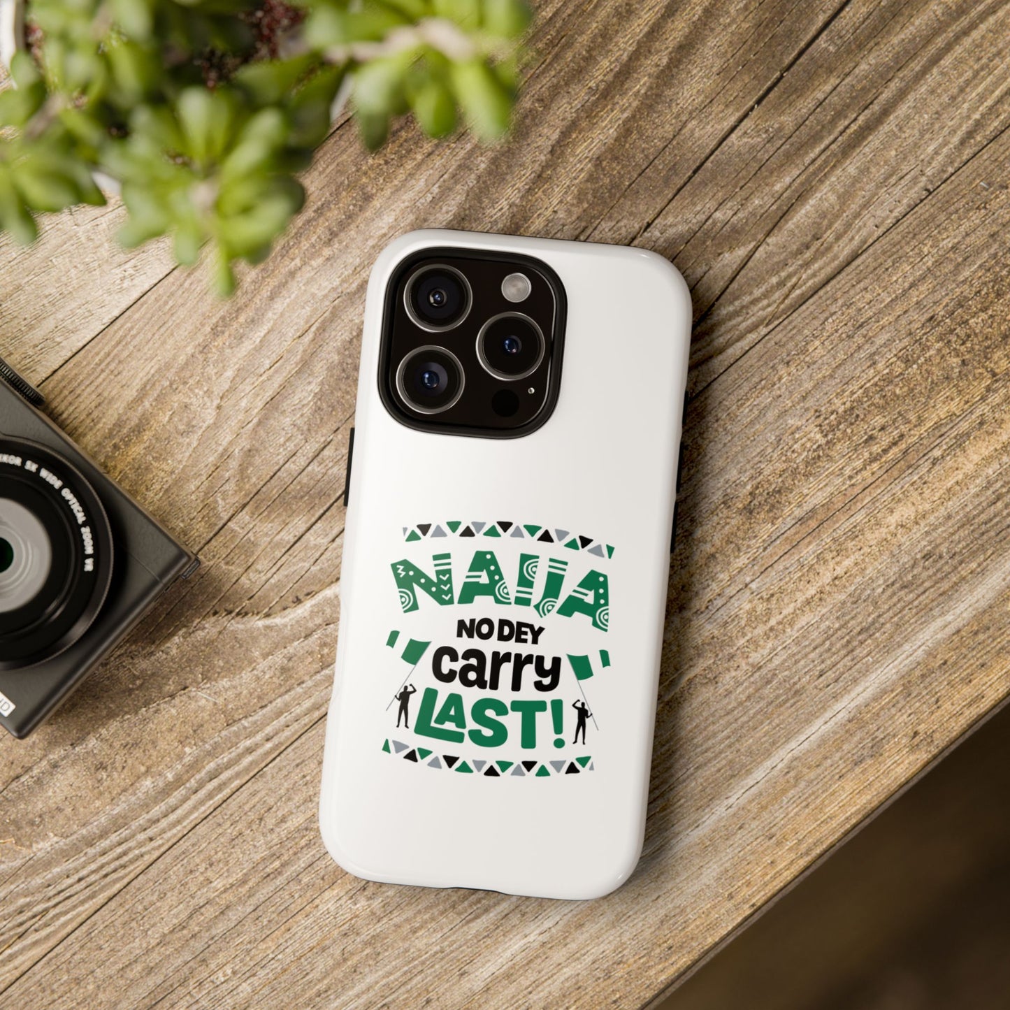 Nigerian-Inspired Tough Phone Case, Unique Gift, Trendy Accessory, Durable Protection, Fun Design for All Occasions