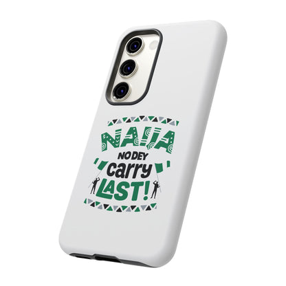 Nigerian-Inspired Tough Phone Case, Unique Gift, Trendy Accessory, Durable Protection, Fun Design for All Occasions